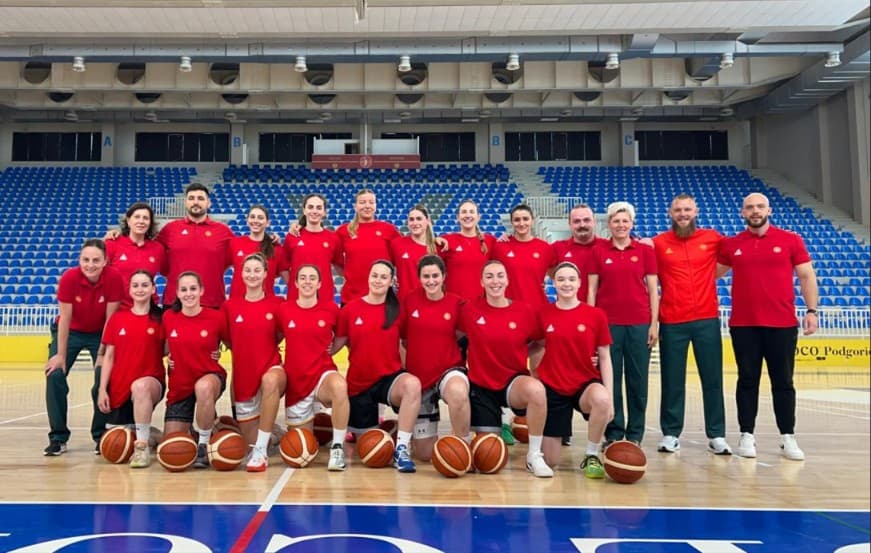 Ženska košarkaška reprezentacija Crne Gore na pripremama
