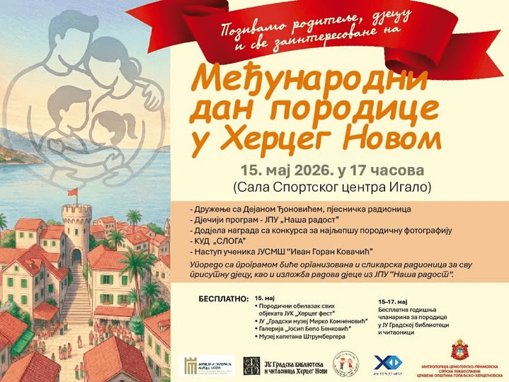 Plakat manifestacije Dani porodice u Herceg Novom