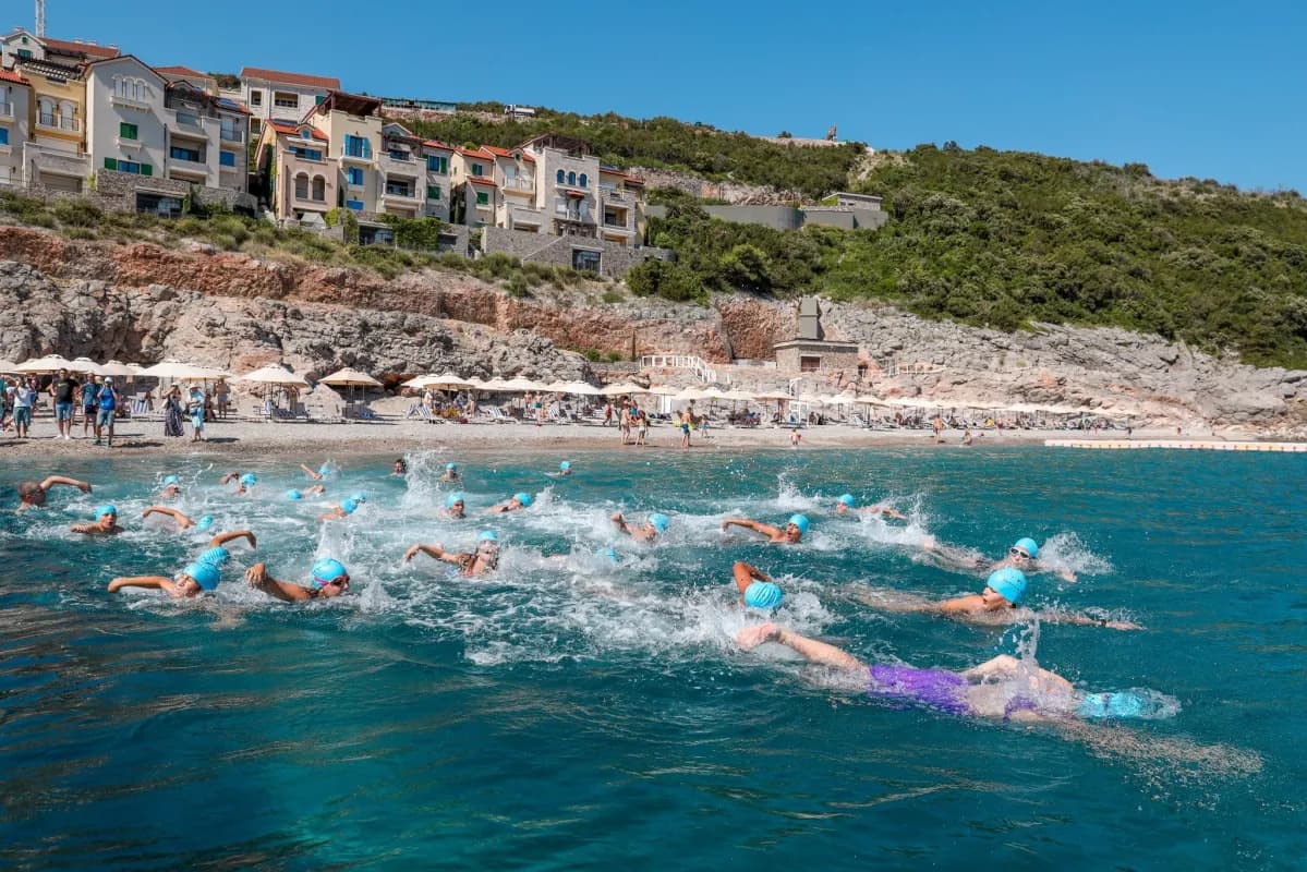 Akvatlon na Luštica Beju