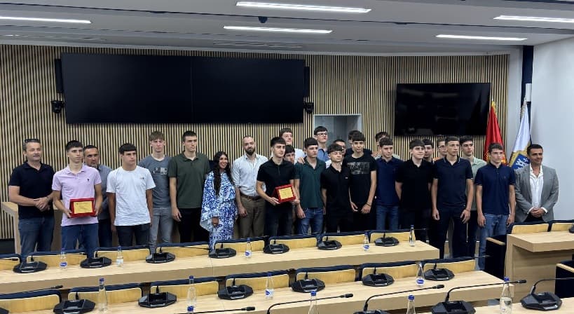 Prijem za kadetske ekipe KK Galeb i KK AS u Opštini Herceg Novi