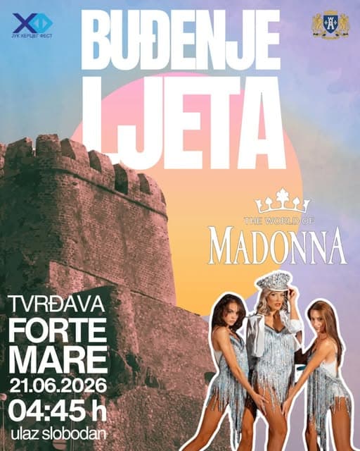 Najava jutarnjeg spektakla na tvrđavi Forte Mare